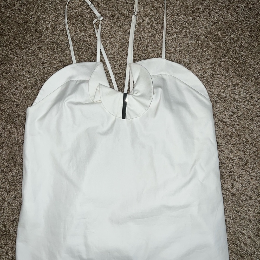 Carven White Camisole Top